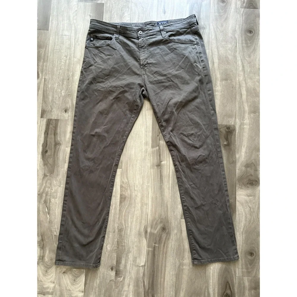 AG Jeans Adriano Goldschmied Pants Mens 38x32* Gray Everett Slim Straight Casual